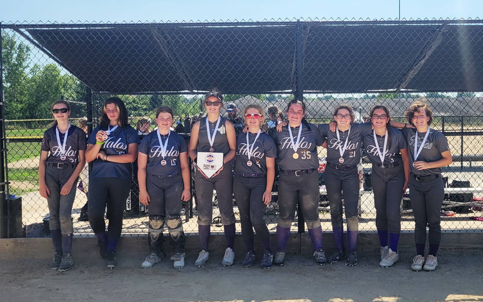 team with medals
